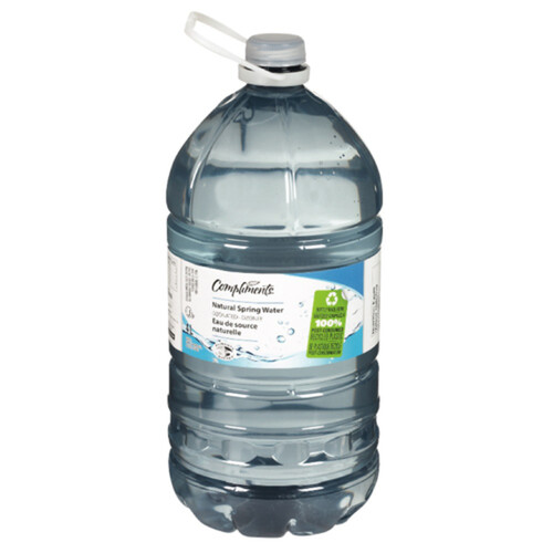 Compliments Natural Spring Water 4 L