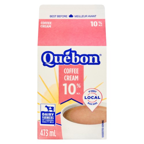 Quebon 10% Coffee Cream 473 ml