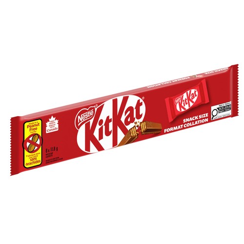 Kit Kat Peanut-Free Wafer Bar Chocolate Snack Size 8 Pack 94.4 g