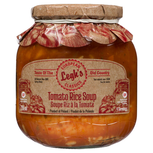 Legh's European Classics Soup Tomato Rice 720 ml