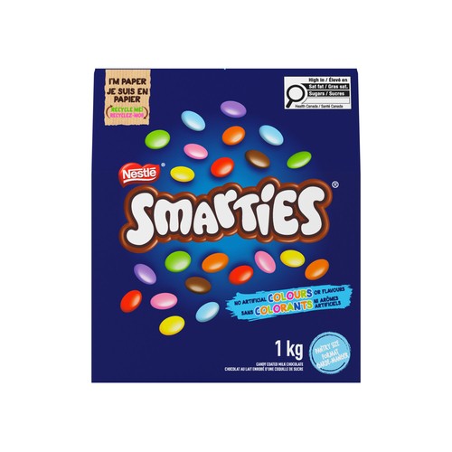 Smarties Candy Coated Milk Chocolate Pantry Size 1 kg
