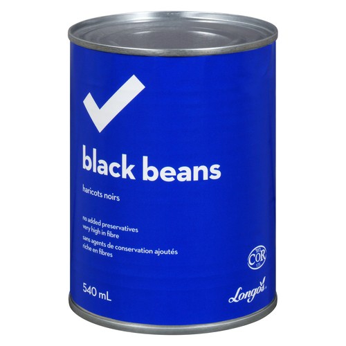 Longo's Essentials Black Beans 540 ml