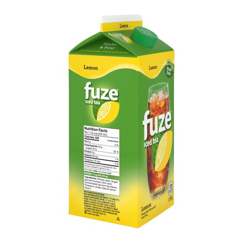 Fuze Naturally Flavoured Iced Tea Lemon 1.75 L