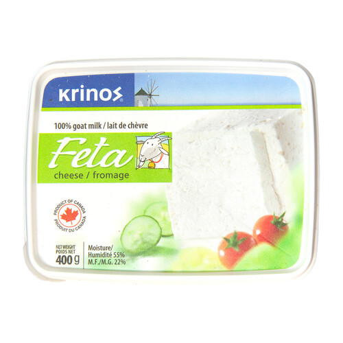 Krinos Cheese 100% Goat Milk Feta 400 g