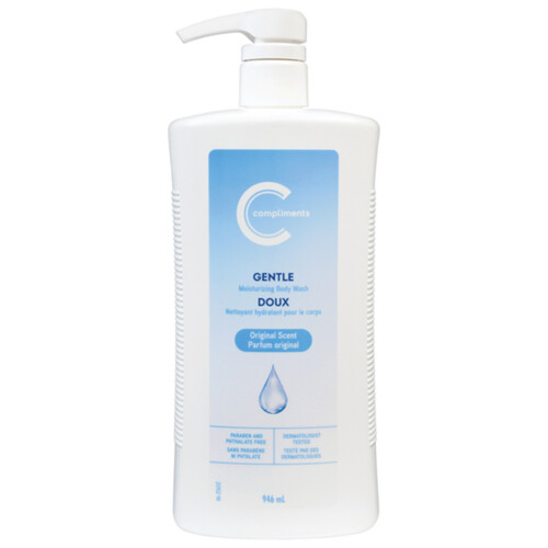 Compliments Body Wash With Pump Gentle 946 ml