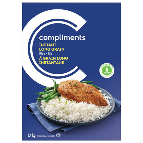 Compliments Instant Rice Long Grain 1.4 kg