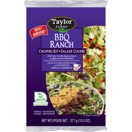 Taylor Farms Chopped Salad Kit BBQ Ranch 377 g