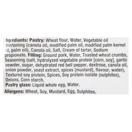 Nossack Gourmet Foods Sausage Rolls Spicy Pork 420 g