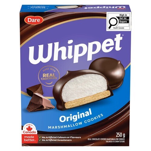 Dare Whippet Chocolate Covered Marshmallow Cookies Original 250 g