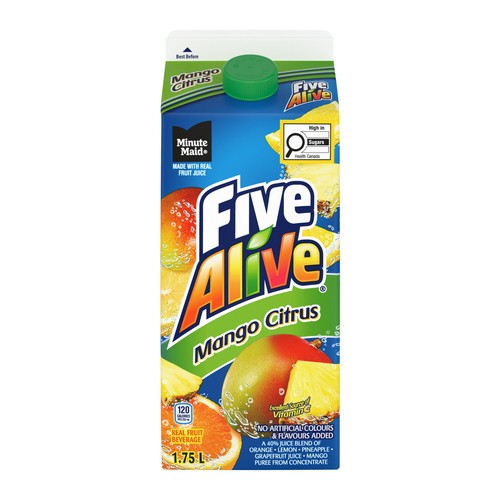 Five Alive Juice Mango Citrus 1.75 L (gable top)