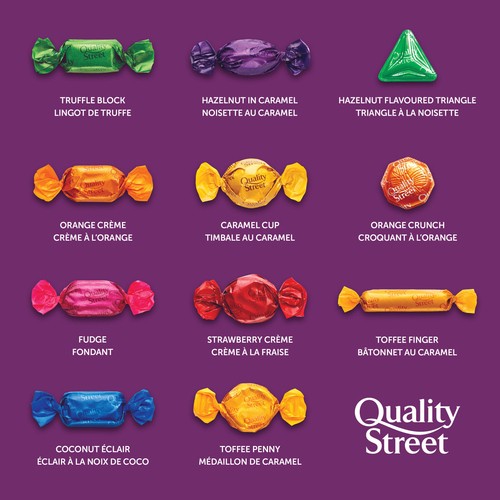 Quality Street Chocolates & Candies Gift Tin 650 g