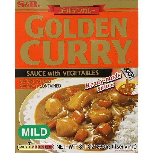 S&B Golden Curry Mild Sauce with Vegetables 240 g - Voilà Online