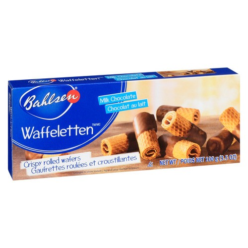 Bahlsen Wafer Roll Milk Chocolate 100 g