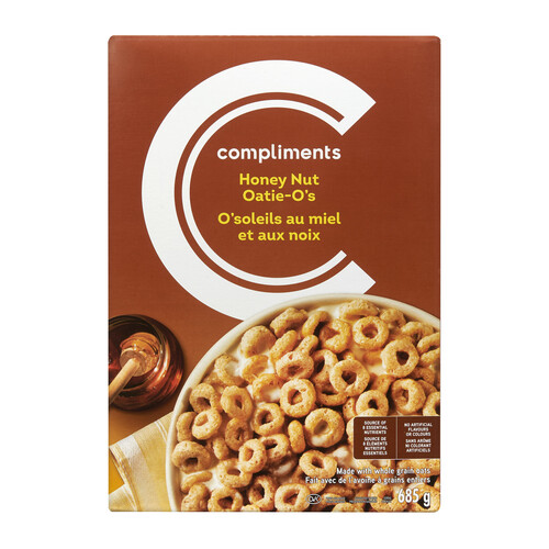 Compliments Cereal Honey Nut Oatie-O's 685 g