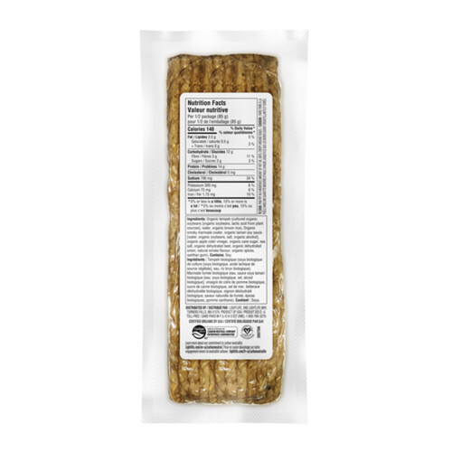 Lightlife Organic Plant Based Tempeh Smoky Bacon Strips 170 g