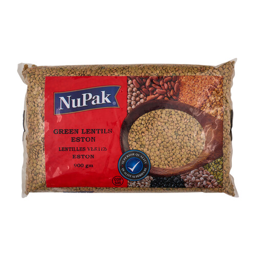 NuPak Green Lentils Eston 900 g