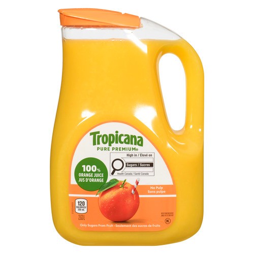 Tropicana Pure Premium Orange Juice No Pulp 2.63 L
