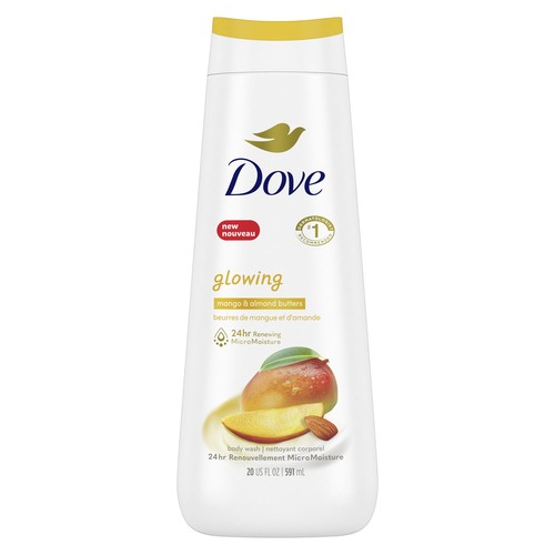 Dove Glowing Body Wash Mango & Almond Butters For Healthy-Looking Skin 591 ml