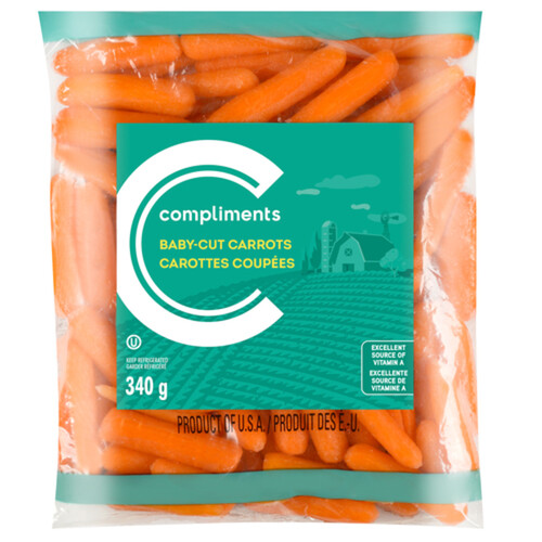 Compliments Carrots Mini Peeled 340 g