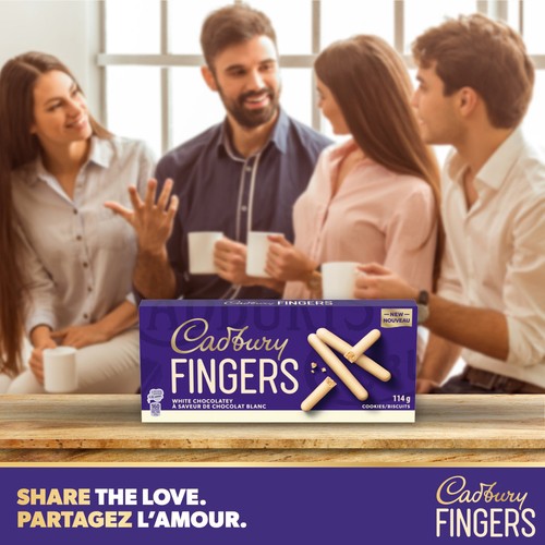 Cadbury Fingers Cookie White Chocolatey 114 g