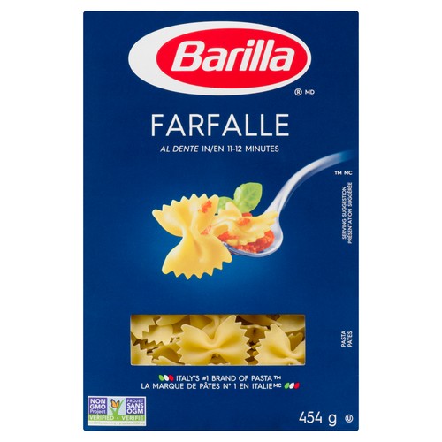 Barilla Pasta Farfalle 454 g