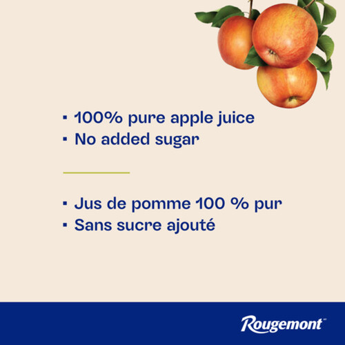 Rougemont 100% Pure Honeycrisp Apple Juice 2 L