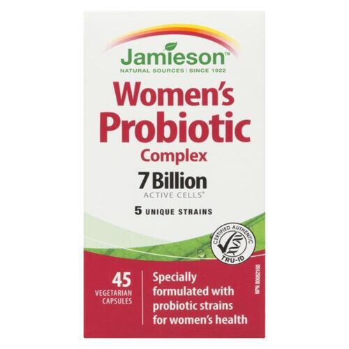 Jamieson Women's Probiotic Complex Vegetarian Capsules 45 Count