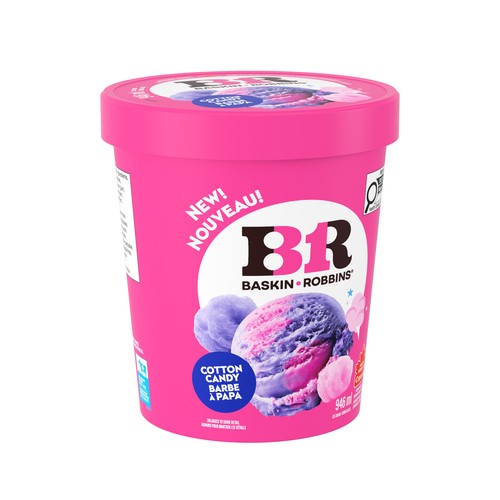 Baskin Robbins Ice Cream Cotton Candy 946 ml