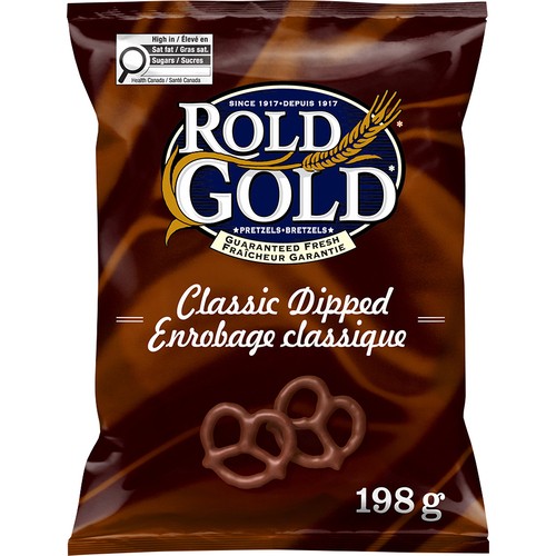 Rold Gold Pretzels Classic Dipped Tiny Twists Fudge Coated 198 g