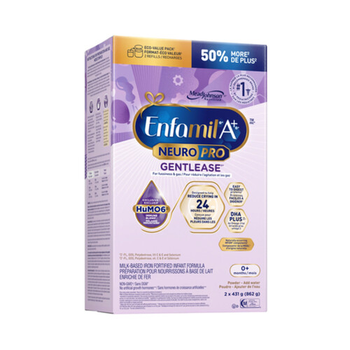 Enfamil A+ Neuropro Gentlease Infant Formula Powder Refill 862 g