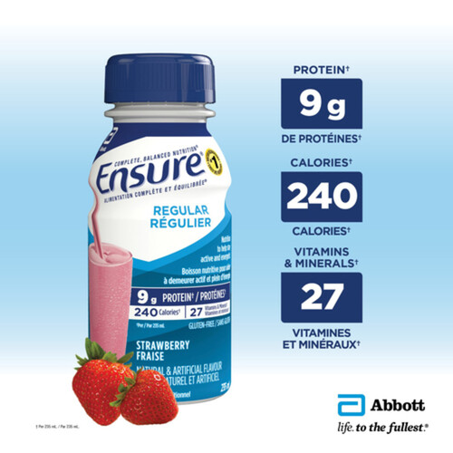 Ensure Eagle Meal Replacement Strawberry 6 x 235 ml
