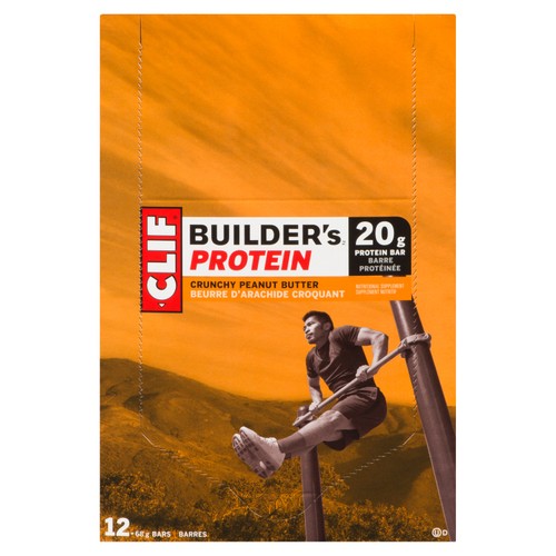 Clif Builder Protein Bar Crunchy Peanut Butter 12 x 68 g