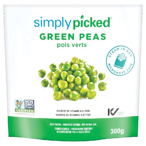 Simply Picked Frozen Green Peas 300 g