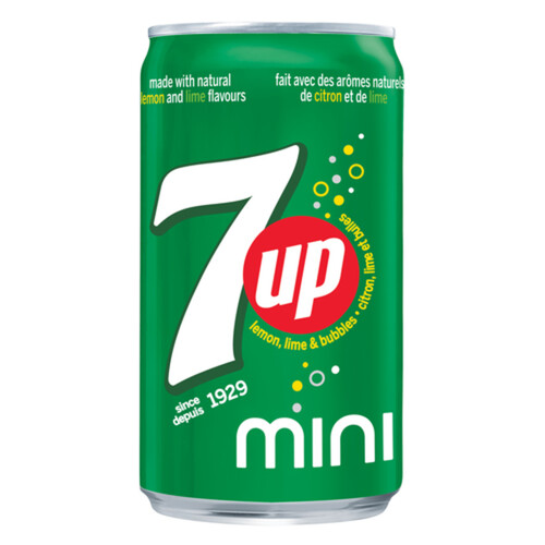 7Up Soft Drink Mini 6 x 222 ml (cans)
