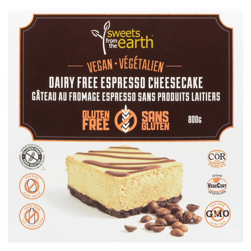 Sweets from the Earth Gluten-Free and Dairy Free Espresso Cheesecake Pan 800 g