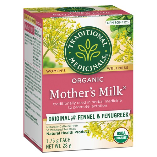 Traditional Medicinals Herbal Tea Mother's Milk 16 Tea Bags