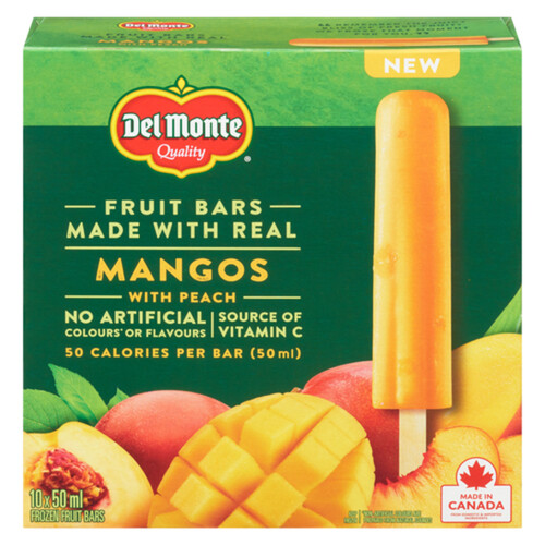 Del Monte Ice Cream Bars Mango With Peach 10 x 50 ml