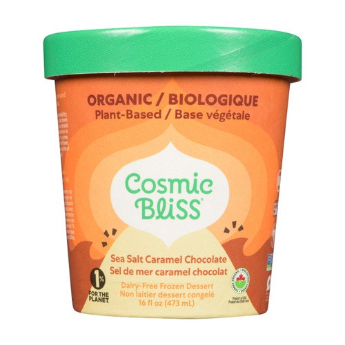 Cosmic Bliss Ice Cream Sea Salt Caramel Chocolate 473 ml