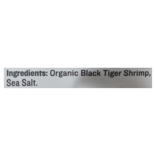 Green Ocean Black Tiger Raw Organic EZ-Peel Shrimp 300 g