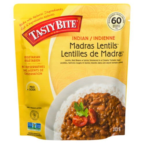 Tasty Bite Madras Lentils Mild 285 g