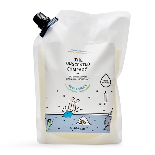 The Unscented Company Kids Bubble Bath Refill 1 L