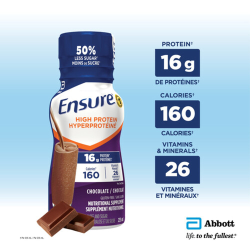 Ensure High Protein Nutritional Shake Chocolate 6 x 235 g 