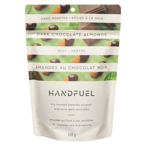 Handfuel Dark Chocolate Almonds Mint 120 g