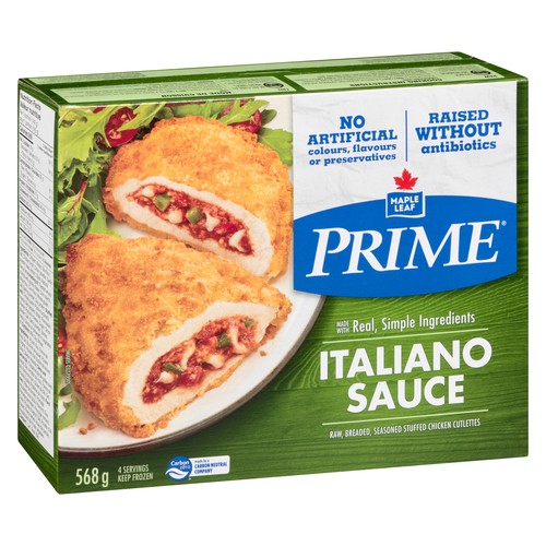 Prime Chicken Stuffed with Italiano Sauce Raised Without Antibiotics 568 g