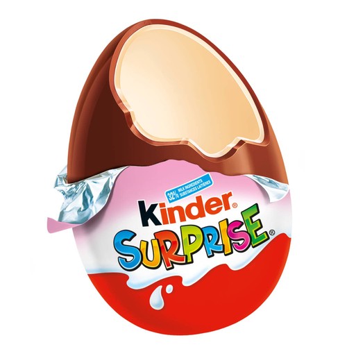 Kinder Surprise Pink Single Egg Milk Chocolate With Milky Lining 20 g