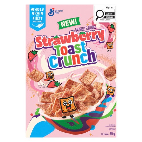 General Mills Cereal Strawberry Toast Crunch 340 g