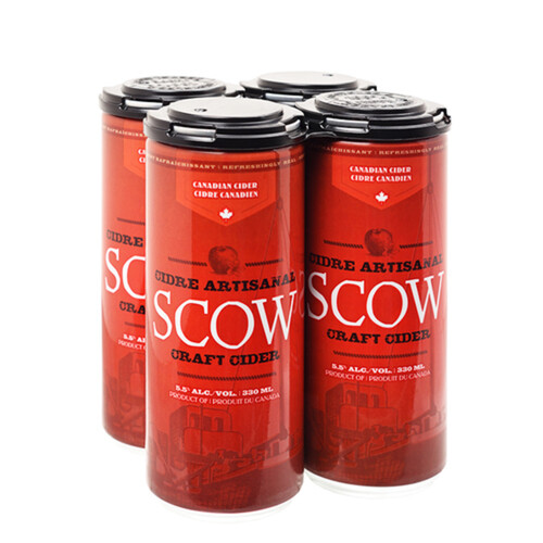 Scow Craft Cider 5.5% Alcohol 4 x 330 ml (cans)