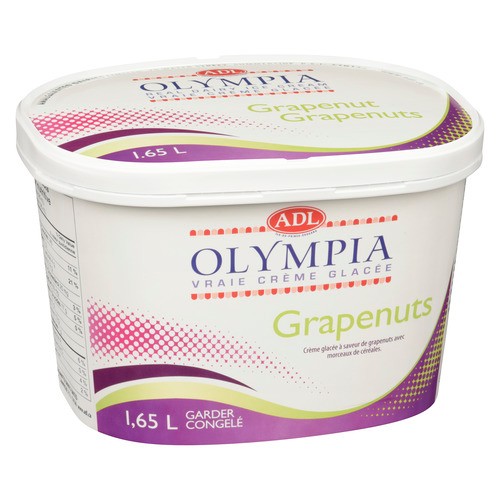 Olympia Ice Cream Grapenut 1.65 L