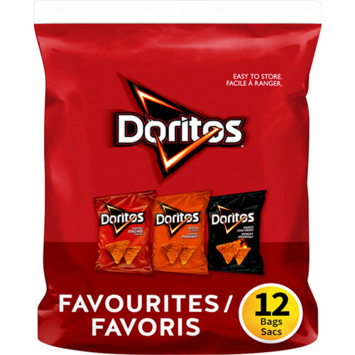 Frito Lay Doritos Favorites Tortilla Chips Variety Pack 336 g