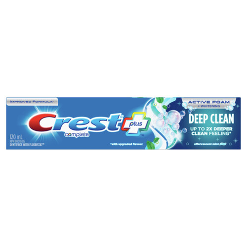 Crest Complete White+ Deep Clean Toothpaste 120 ml